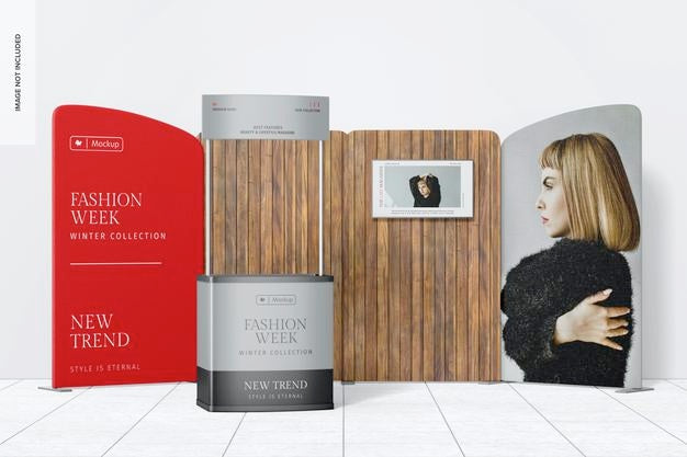 Large Fabric Backdrop Mockup Psd