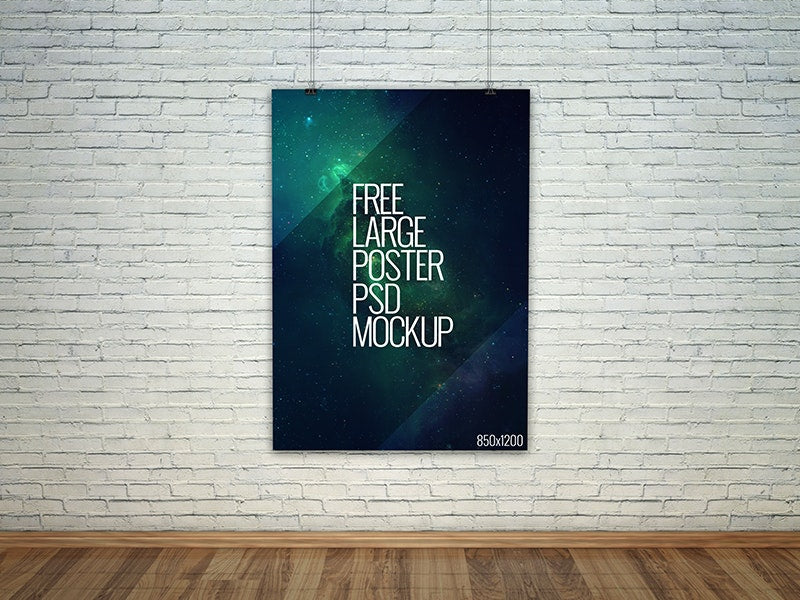 Large Poster Psd Mockup