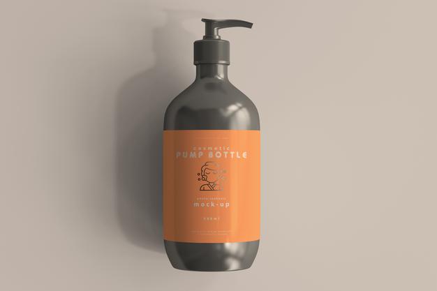Large Pump Bottle Mockup Psd