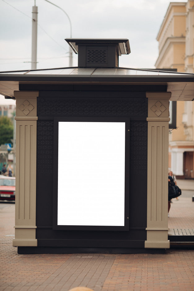 Large Shield For Outdoor Advertising, Installed Along Highways, Streets And Crowded Place Psd