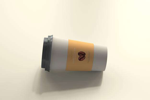 Large Size Paper Coffee Cup Mockup Psd