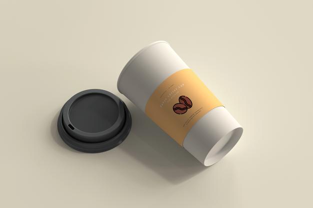 Large Size Paper Coffee Cup Mockup Psd