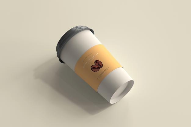 Large Size Paper Coffee Cup Mockup Psd