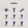 Lavender In Vase View Of Spring Scene Creator Psd