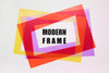 Layers Of Modern Frames Mock-Up Psd