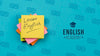 Learn English Sticky Notes Mock-Up Psd