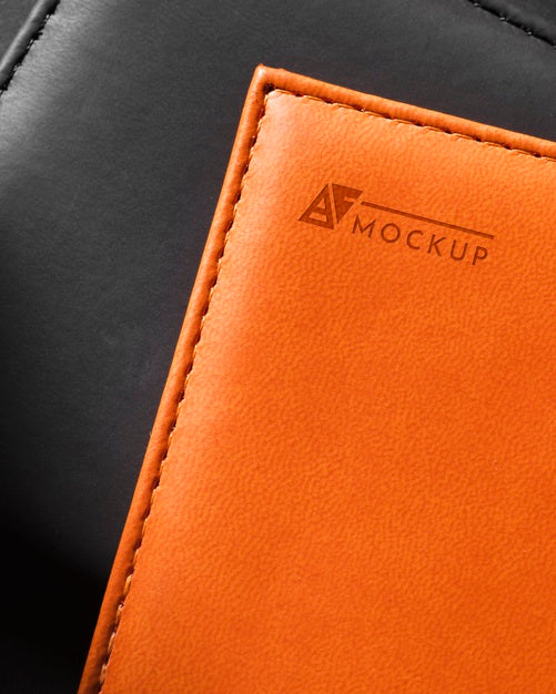 Leather Agendas Mock-Up Psd
