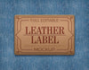 Leather Label Mockup Psd