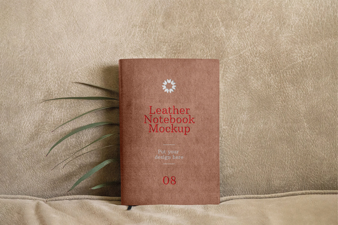 Leather Notebook Mockup