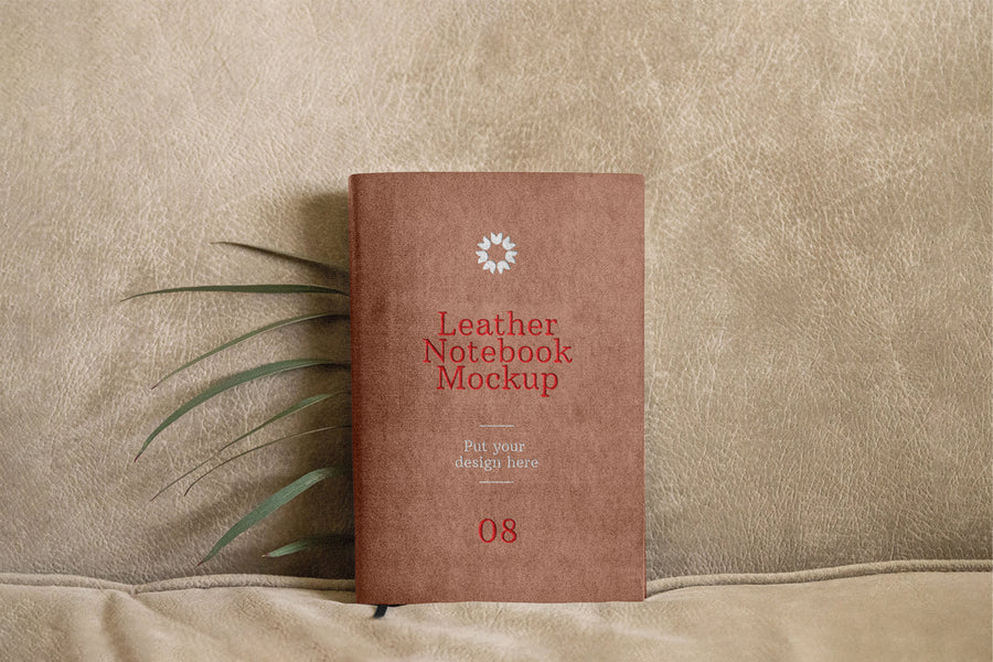 Leather Notebook Mockup