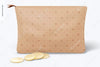 Leather Pouch Mockup, Front View Psd