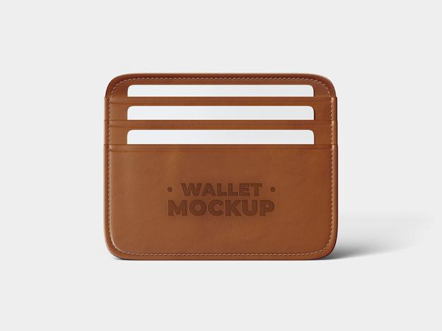 Leather Wallet Mockup Psd