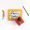 Letter Mockup With Christmas Concept Psd