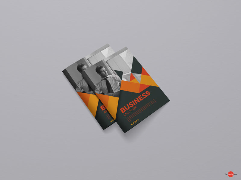 Letter Size Brochure Cover Mockup