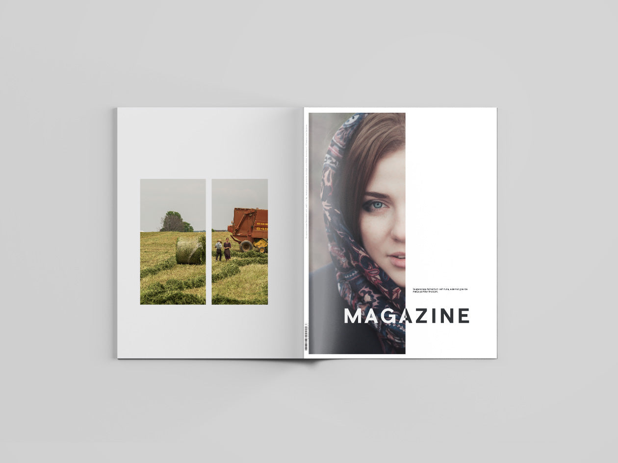 Letter Size Magazine Mockup