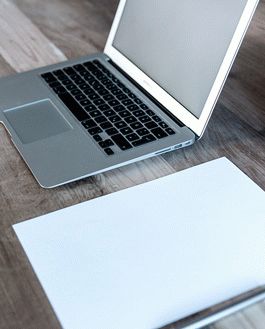 Letterhead And Macbook Mockup