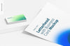 Letterhead With Business Card Mockup, Close-Up Psd