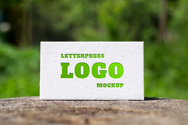 Letterpress Business Card Psd