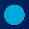 Light Blue Mock-Up Circle On Dark Blue Background Psd