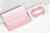 Lip Gel Patches Packaging Mockup, Perspective View Psd