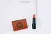 Lipstick And Card Psd