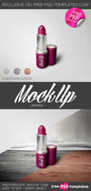 Lipstick Mock-Up In Psd