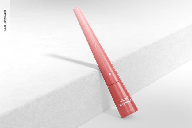 Liquid Eyeliner Mockup, Leaned Psd