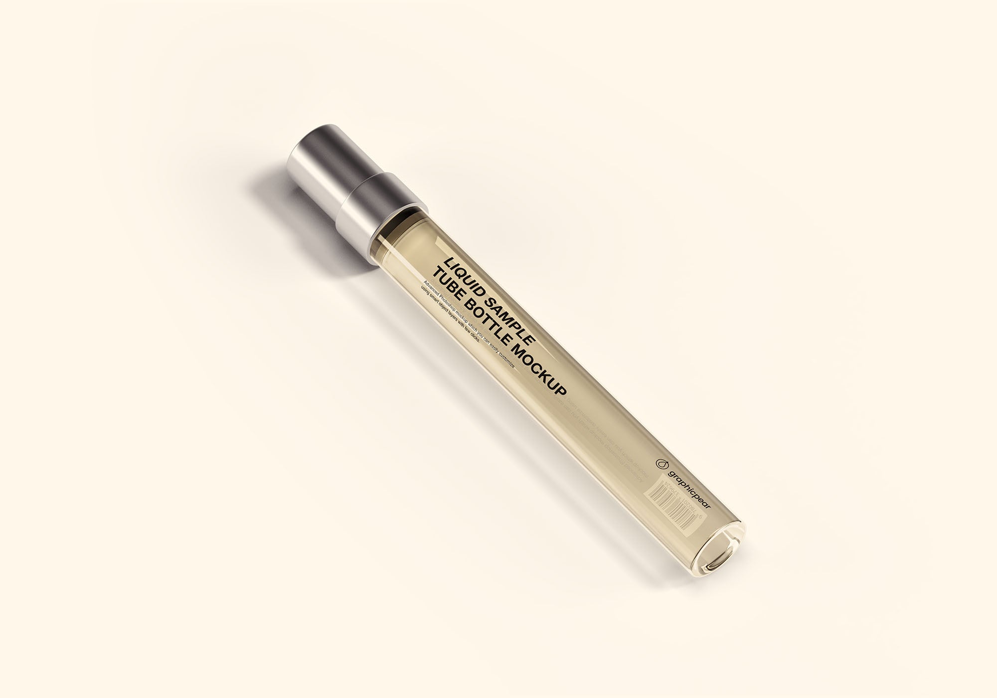 Liquid Sample Tube Bottle Mockup