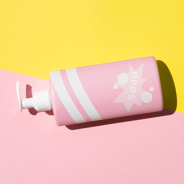 Liquid Soap Bottle Mock-Up Psd