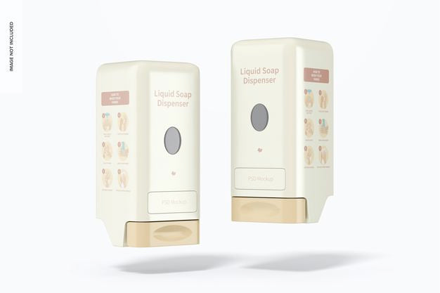 Liquid Soap Dispensers Mockup Psd
