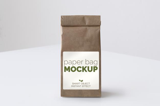 Little Paper Bag Mockup Psd