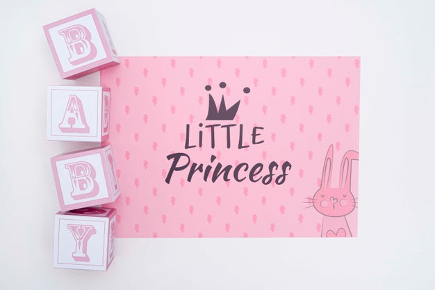 Little Princess Baby Shower Decorations Psd