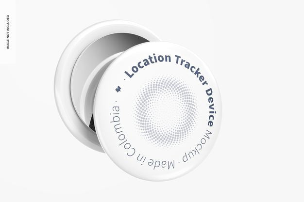 Location Tracker Device, Back And Front View Psd