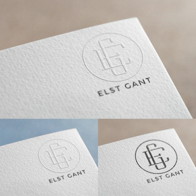 Logo In Paper Mock Up Psd