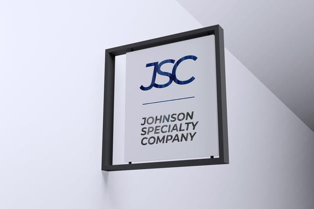 Logo Mockup Modern Hanging Sign Psd