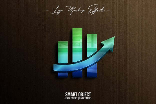 Logo-Mockup-With-Finance-Logo Psd