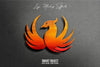 Logo-Mockup-With-Phoenix-Effect Psd