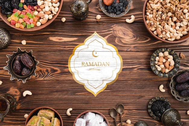 Logo Mockup With Ramadan Concept Psd