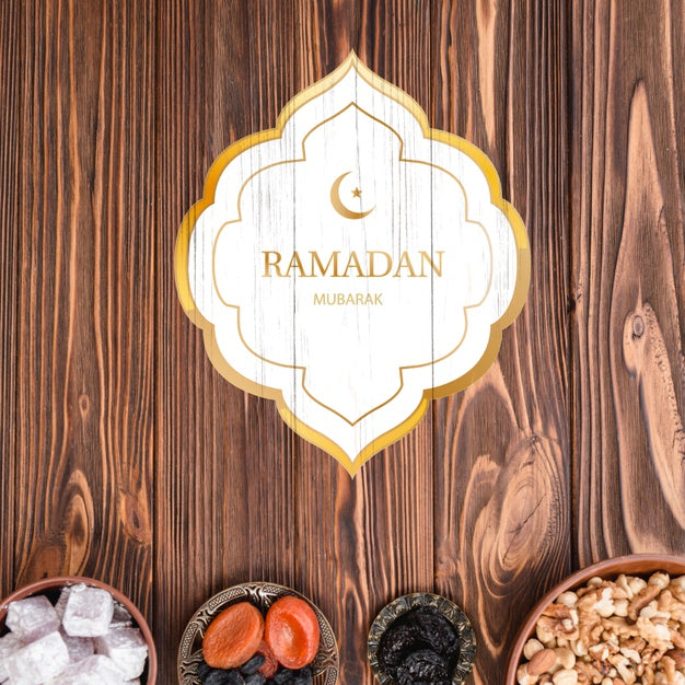 Logo Mockup With Ramadan Concept Psd