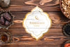 Logo Mockup With Ramadan Concept Psd