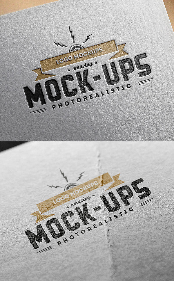 Logo Mockups – Paper Edition