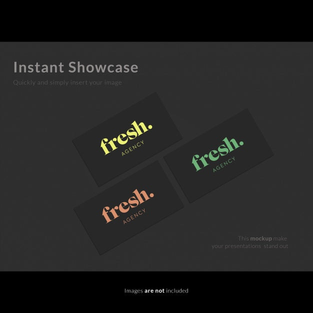 Logo On Black Background Mock Up Psd