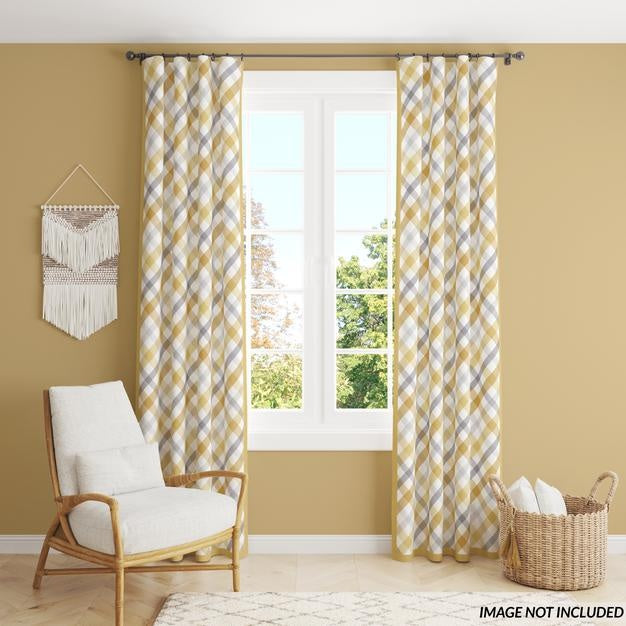 Long Curtains Boho Style Psd