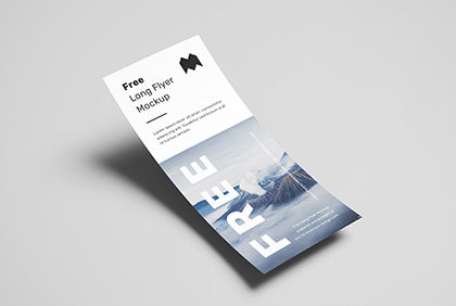 Long Flyer Mockup