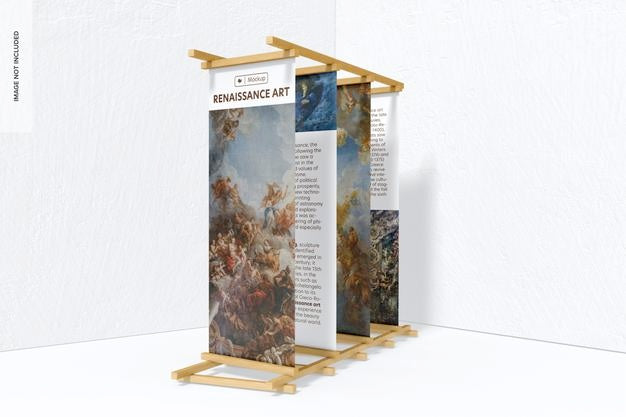 Long Wood Exhibition Display Mockup Psd