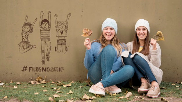 Lovely Friends Spending Time Together Psd