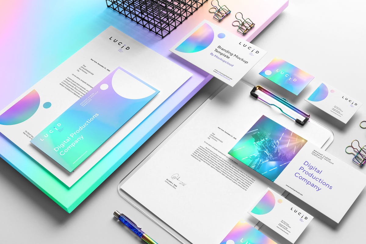 Lucid - Branding Mockup