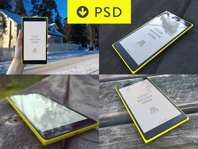Lumia 1520 Mockups