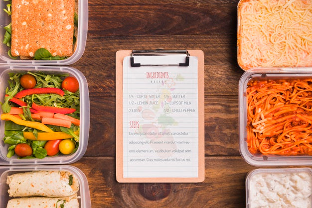 Lunch At Work Mock-Up Psd