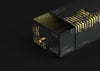 Luxurious Black And Golden Gift Box Mockup Psd
